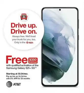 Target Samsung Galaxy S21+ 5g* offer