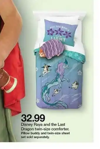 Target Disney Raya And The Last Dragon Twin-size Comforter offer