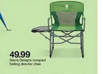 Target Sierra Designs Compact Folding Director Chaiz offer