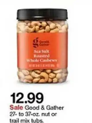 Target Good & Bather 27 To 37 Oz Nut Or Trail Mix Tubs offer