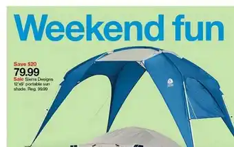 Target Sierra Designs 12'x19' Portable Sin Shade offer