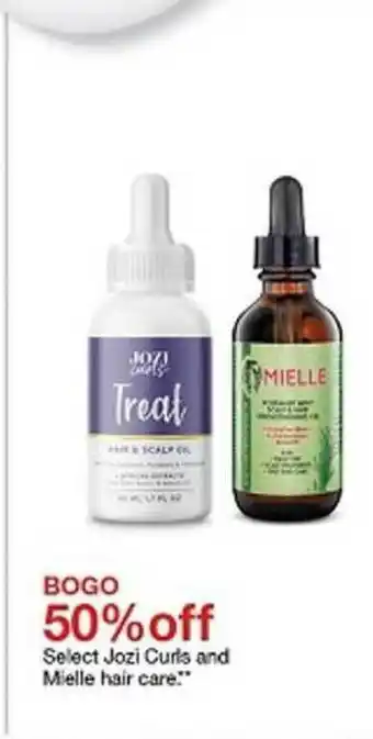Target Bogo Jozi Curls And Mielle Hair Care offer