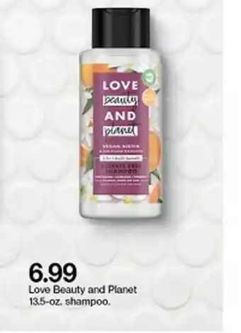 Target Love Beauty And Planet 13.5-oz. Shampoo offer
