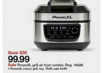 Powerxl Grill Air Fryer Combo