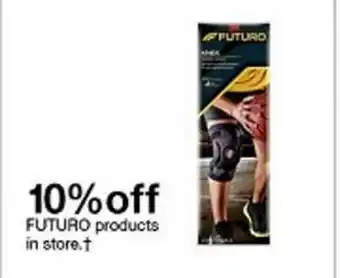 Target 10% Off Futuro Products In Store offer