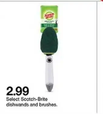 Target Scotch-brite Dishwands And Brushes offer