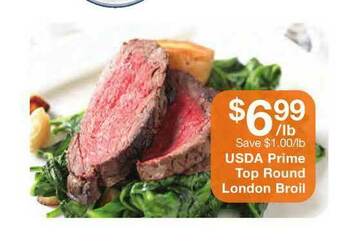 Fairway Store Market Usda Prime Top Round London Broil offer