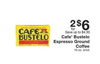 Fairway Store Market Cafe' Bustelo Espresso Ground Coffee offer