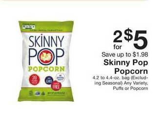 Fairway Store Market Skinny Pop Popcorn offer