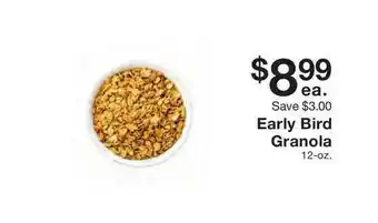 Fairway Store Market Early Bird Granola offer