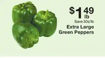 Fairway Store Market Extra Large Green Peppers offer