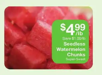 Fairway Store Market Seedless Watermelon Chunks offer