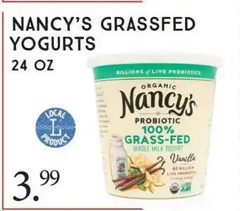 Market of Choice Nancy's Grassfed Yogurts offer