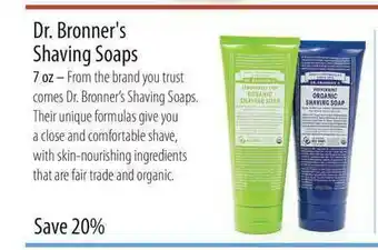 Market of Choice Dr.bronner's Shaving Soaps offer