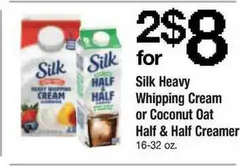 ACME Silk Heavy Whipping Cream Or Coconut Out Half & Half Creamer offer