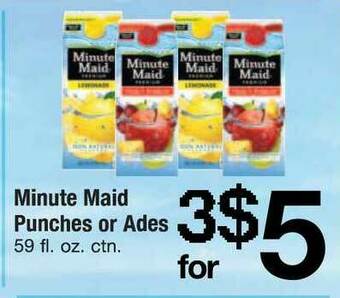 ACME Minute Maid Punches Or Ades offer