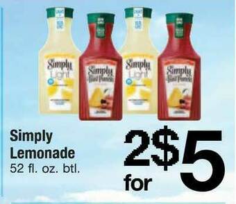 ACME Simply Lemonade offer