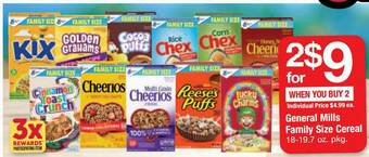 ACME General Mills Family Size Cereal offer