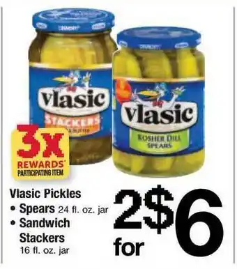ACME Vlassic Pickles, Spears, Sandwich Stackers offer
