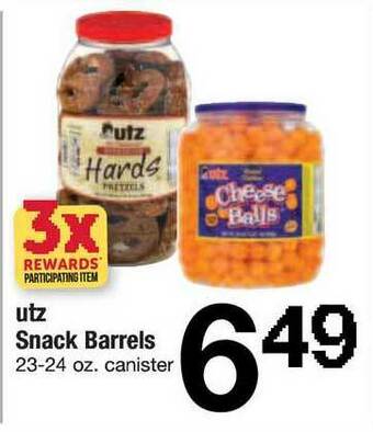 ACME Utz Snack Barrels offer