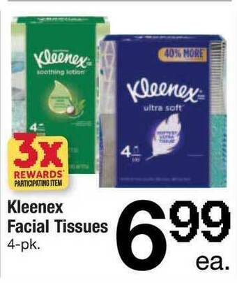 ACME Kleenex Facial Tissues offer