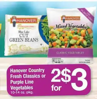 ACME Hanover Country Fresh Classics Or Purple Line Vegetables offer