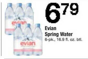 ACME Evian Spring Water offer