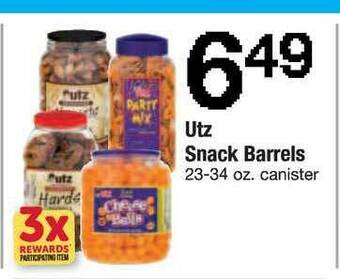 ACME Utz Snack Barrels offer