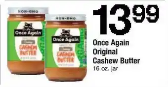 ACME Once Again Original Cashew Butter offer
