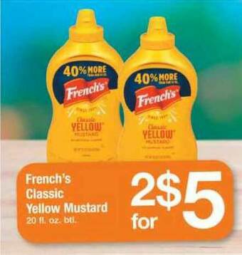 ACME French's Classic Yellow Mustard offer