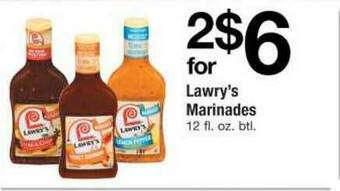 ACME Lawry's Marinades offer