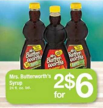 ACME Mrs. Butterworth's Syrup offer