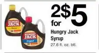ACME Hungry Jack Syrup offer