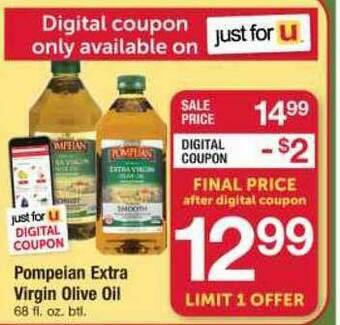 ACME Pompeian Extra Virgin Olive Oil offer