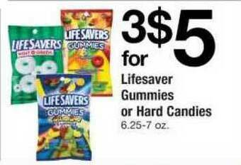 ACME Lifesaver Gummies Or Hard Candies offer