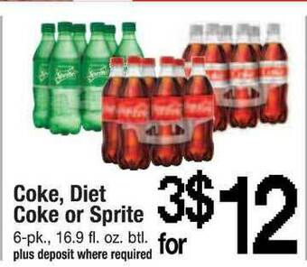ACME Coke, Diet Coke Or Sprite offer