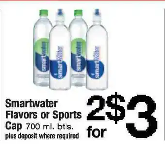 ACME Smartwater Flavors Or Sports Cap offer