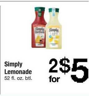 ACME Simply Lemonade offer