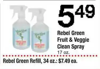 ACME Rebel Green Fruit & Veggie Clean Spray offer