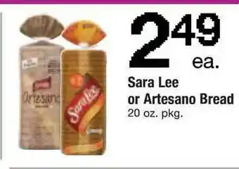 ACME Sara Lee Or Artesano Bread offer