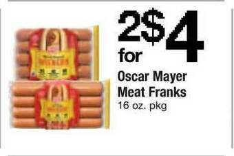 ACME Oscar Mayer Meat Franks offer