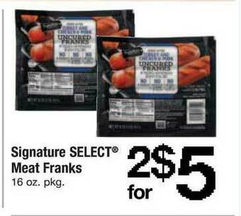 ACME Signature Select, Meat Franks offer