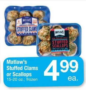 ACME Matlaw's Stuffed Clams Or Scallops offer