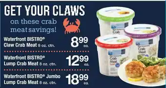 ACME Waterfront Bistro, Claw Crab Meat, Waterfront Bistro, Lump Crab Meats, Waterfront Bistro Lump Crab Meat offer