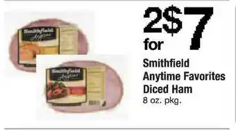 ACME Smithfield Anytime Favorites Diced Ham offer