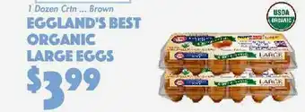 The Food Emporium Eggland's Best Organic Large Eggs offer