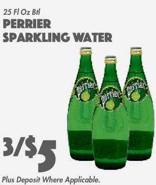 The Food Emporium Perrier Sparkling Water offer