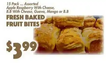 The Food Emporium Fresh Baked Fruit Bites offer
