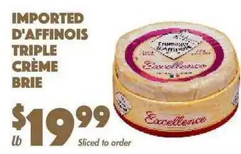 The Food Emporium Imported D'affinois Triple Crème Brie offer