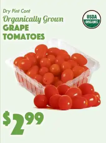 The Food Emporium Organically Grown Grape Tomatoes offer